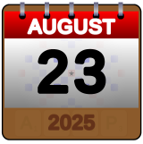 Aug 23rd-25th